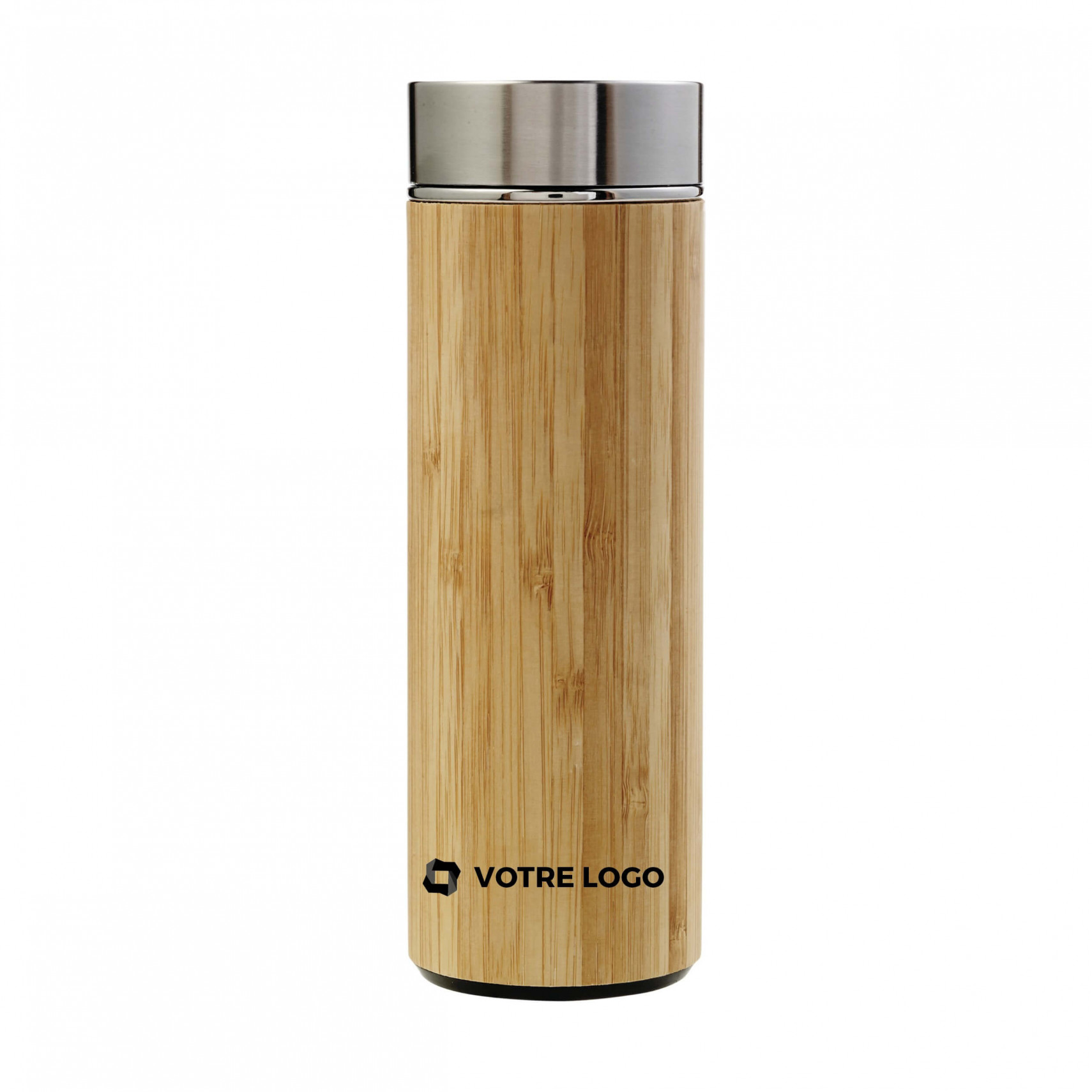Lunch Box Verre & Bambou  Objet publicitaire Gourde Mug Isotherme Goodies  personnalisé