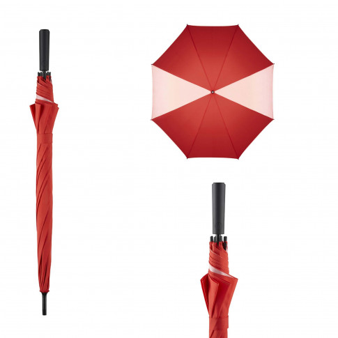 Parapluie auto golf 120 cm avec deux panneaux réfléchissants