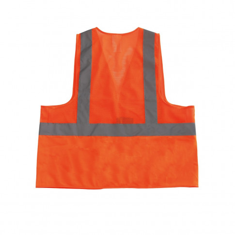 Gilet de sécurité orange fluo S à 5XL