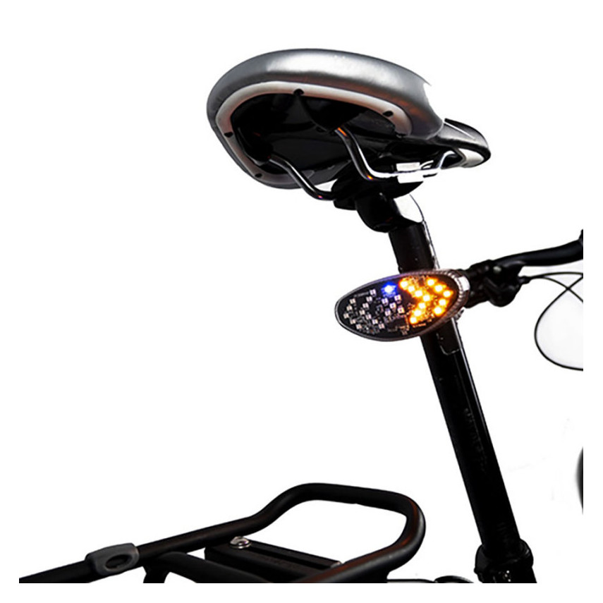 Vélo Clignotant Indicateur Lumière Télécommande Sans Fil Flash