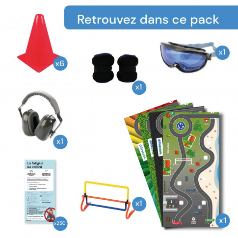 Pack sensibilisation fatigue avec 1 lunette